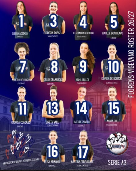La prima squadra femminile della Pallavolo Florens Vigevano esulta al Pala Bonomi